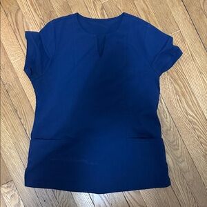 Women's Navy Blue Scrub Top